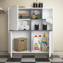 Hanah Home Armario Multiusos Pulse - Blanco y Azul